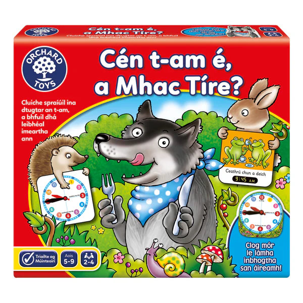 Cén t-am é a Mhac Tíre? - Orchard Toys