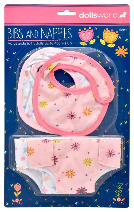 Dolls World Atlantic Bibs and Nappies