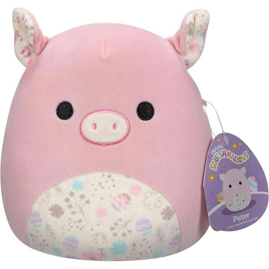 Squishmallow 7.5in Peter Pink Pink with Easter Print Belly - Easter 2024