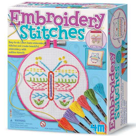 Embroidery Stitches Craft Kit