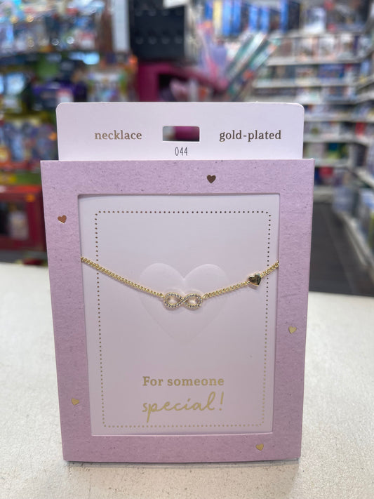 Heart of Gold Necklace - For Someone Special Infinity - 043