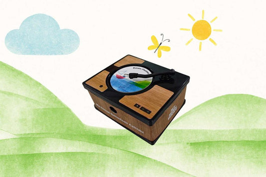 Mo Chead Seinnteoir Ceirnini (le 36 dhiosca fuaime) - My First Record Player (with 36 audio discs)