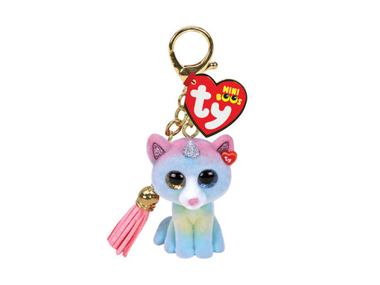 Heather Unicorn Cat Mini Boo Key Clip - TY 25059