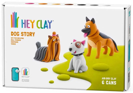 Hey Clay Dog Story 6 Can Set Assorted