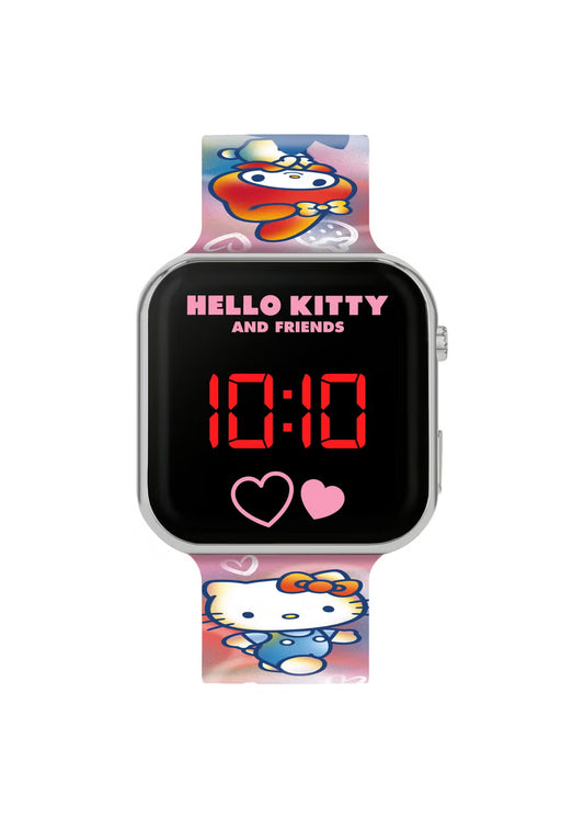 Hello Kitty Printed Strap LED Watch