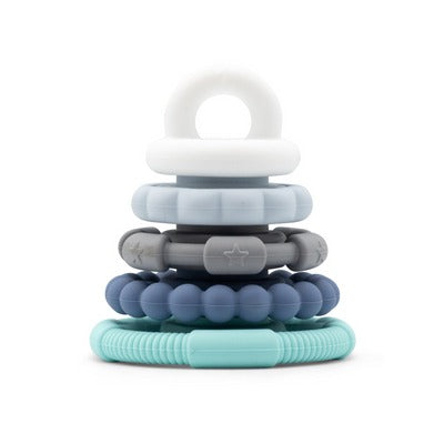 Jellystone Silicone Rainbow Stacker Ocean