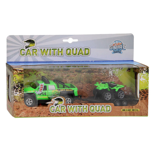 Die Cast Car with Quad 1:32 Scale