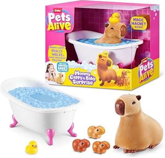 Pets Alive Mommy Capybara & Baby Surprise S1