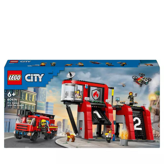 LEGO CITY Fire Station with Fire Truck 60414