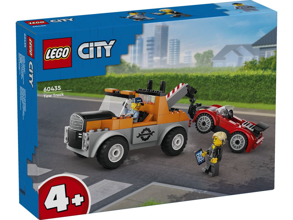 LEGO CITY tarraing trucail agus carr spóirt 60435