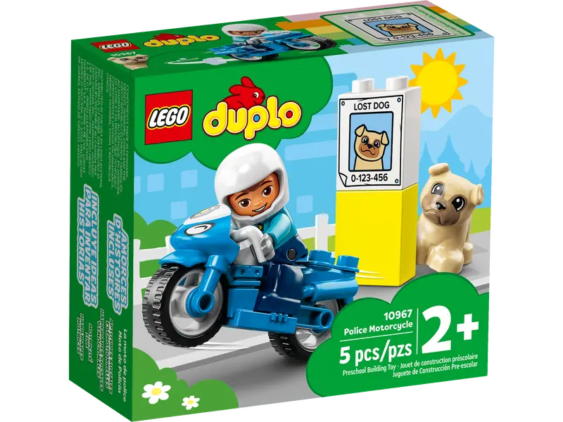 LEGO DUPLO - Gluaisrothar Póilíní 10967