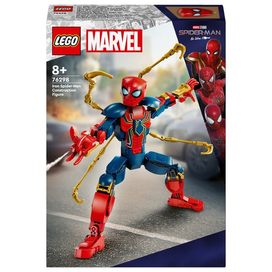 LEGO SUPERHEROES Iron Spider Man Construction Figure 76298