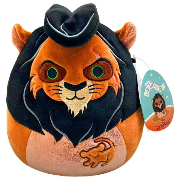 Squishmallows The Lion King 8 Inch Scar