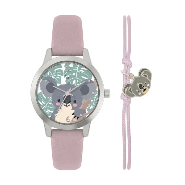 Little Tikkers Koala Dial Watch &amp; charm 