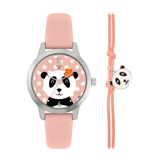 Little Tikkers Panda Dial Watch & Charm