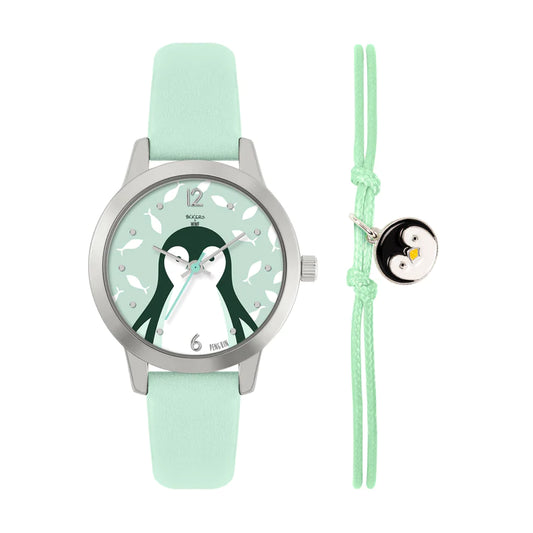 Little Tikkers Penguin Dial Watch & Charm