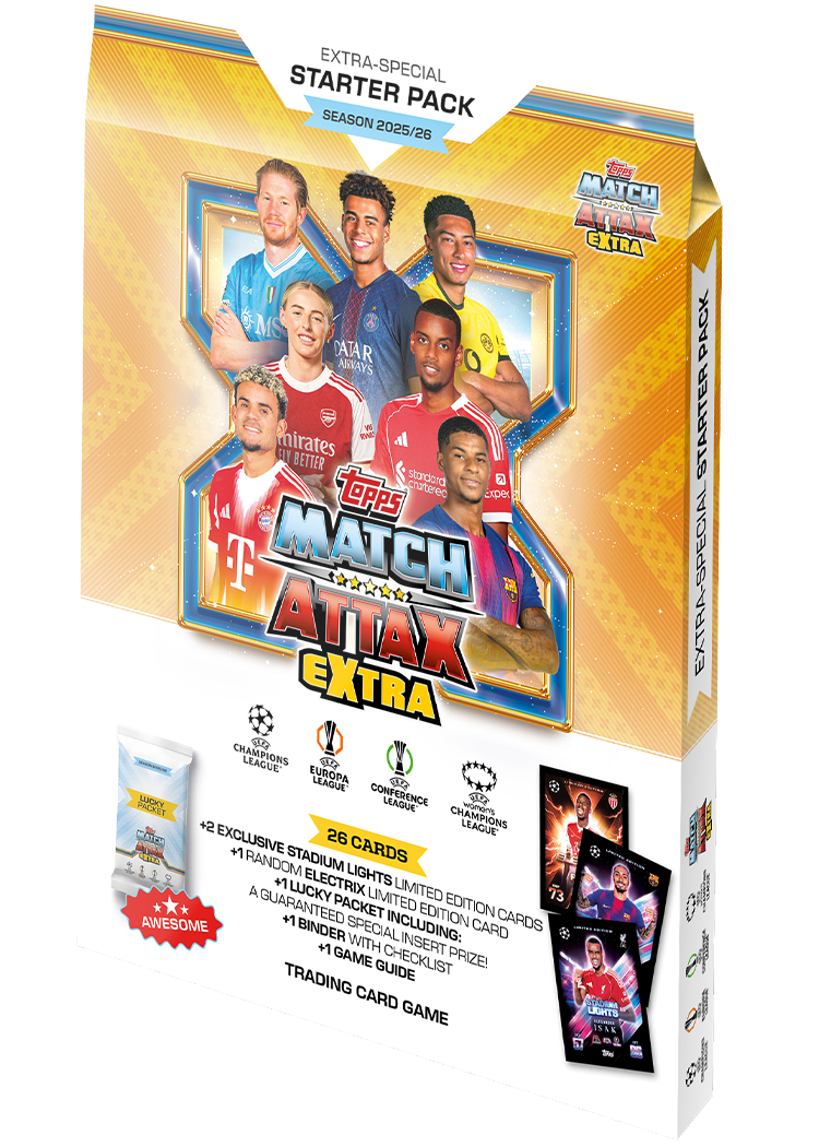 UCL Match Attax Extra 2026 Starter Pack