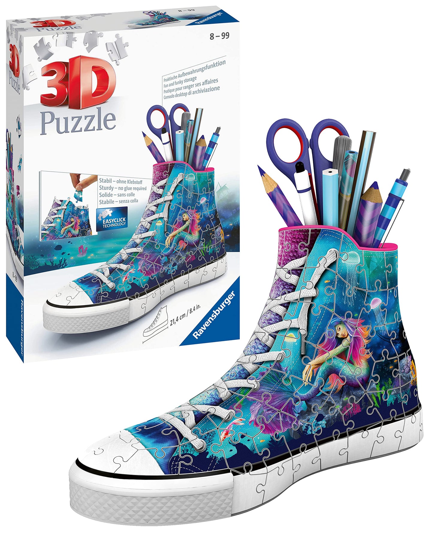 Sneaker Mermaid 3D - 108pc - Jigsaw Ravensburger