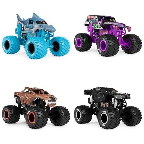 Monster Jam 1:24 Trucail Bailitheora Die-Cast Éagsúla