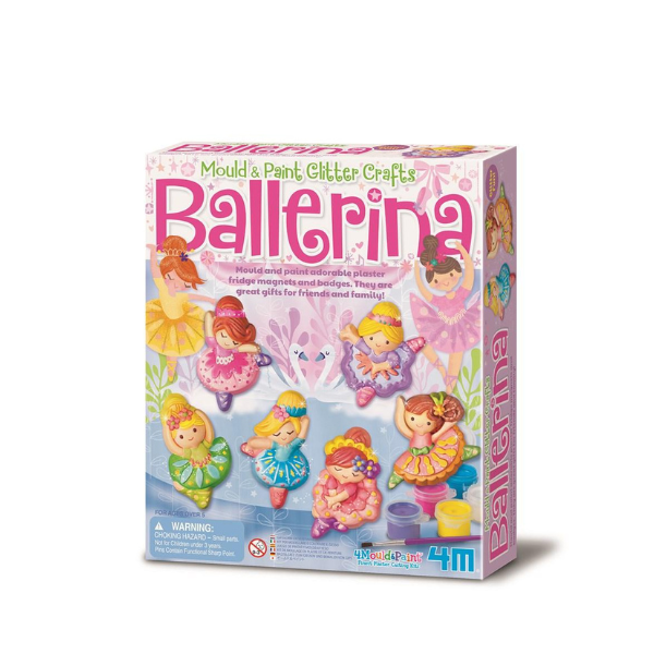 Mould and Paint Glitter Ballerinas 