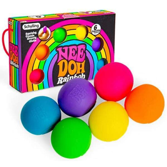 Nee Doh Rainbow Teenies 6pk