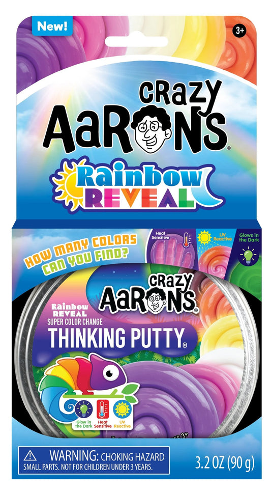 Crazy Aaron's Thinking Putty Rainbow Reveal
