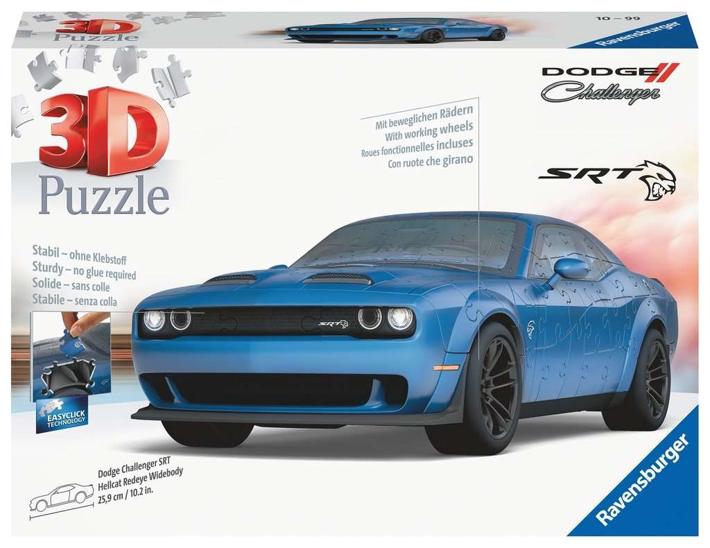 Dodge Challenger Widebody 3D Puzal Hellcat Redeye 108pc