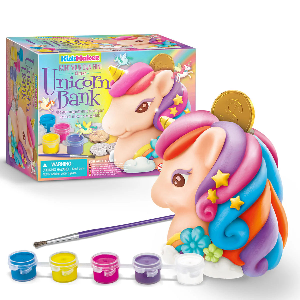 Paint Mini Unicorn Bank