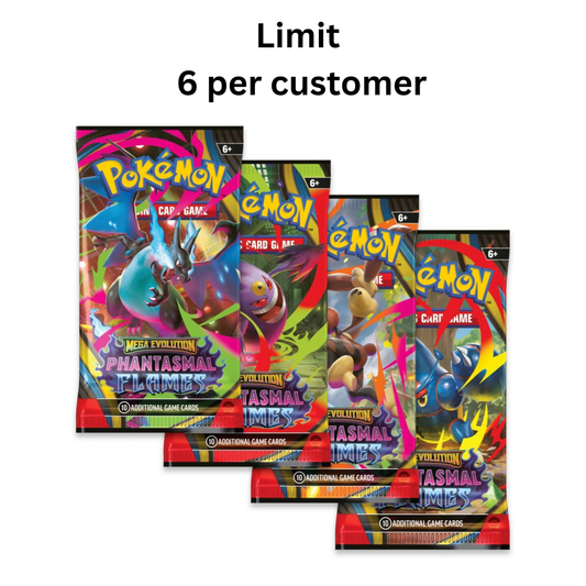 Pokemon TCG Mega Evolution Phantasmal Flames Single Booster