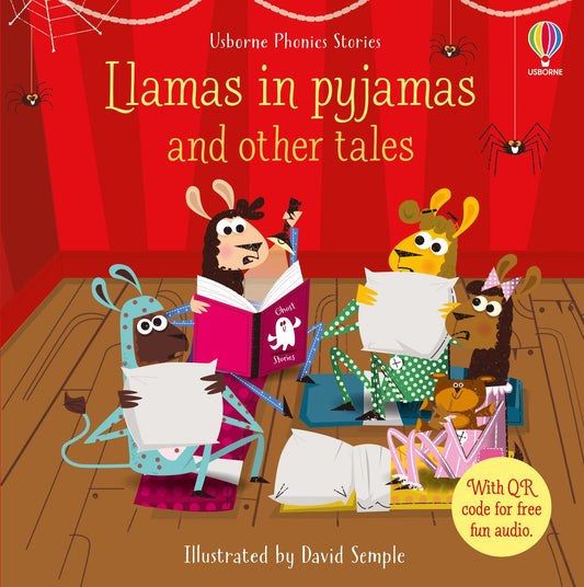 Usborne Phonics Book Llamas in Pyjamas and other tales