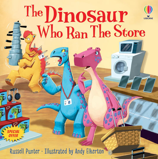 Usborne Phonics Book The Dinosaur Who Ran the Store