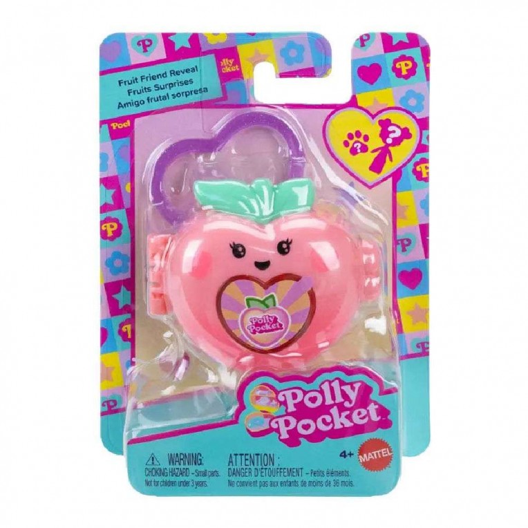 Polly Pocket Micro Fruit Collectable Locket Assorted (One Supplied)