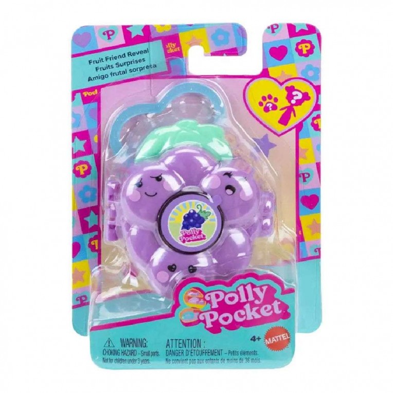 Polly Pocket Micro Fruit Collectable Locket Assorted (One Supplied)