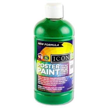 Icon Poster Paint 500ml Emerald Green