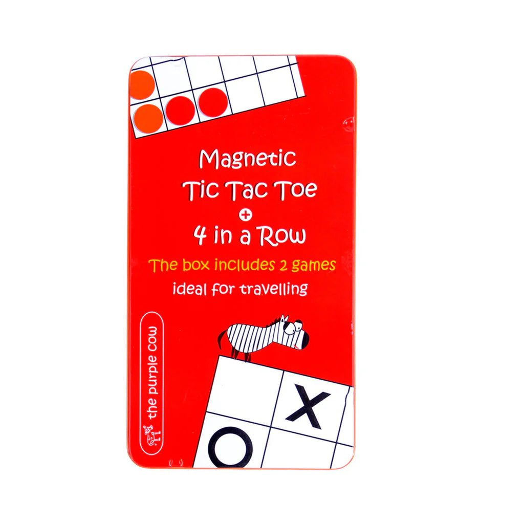 Magnetic Travel 4 in a Row and Tic Tac Toe - The Purple Cow