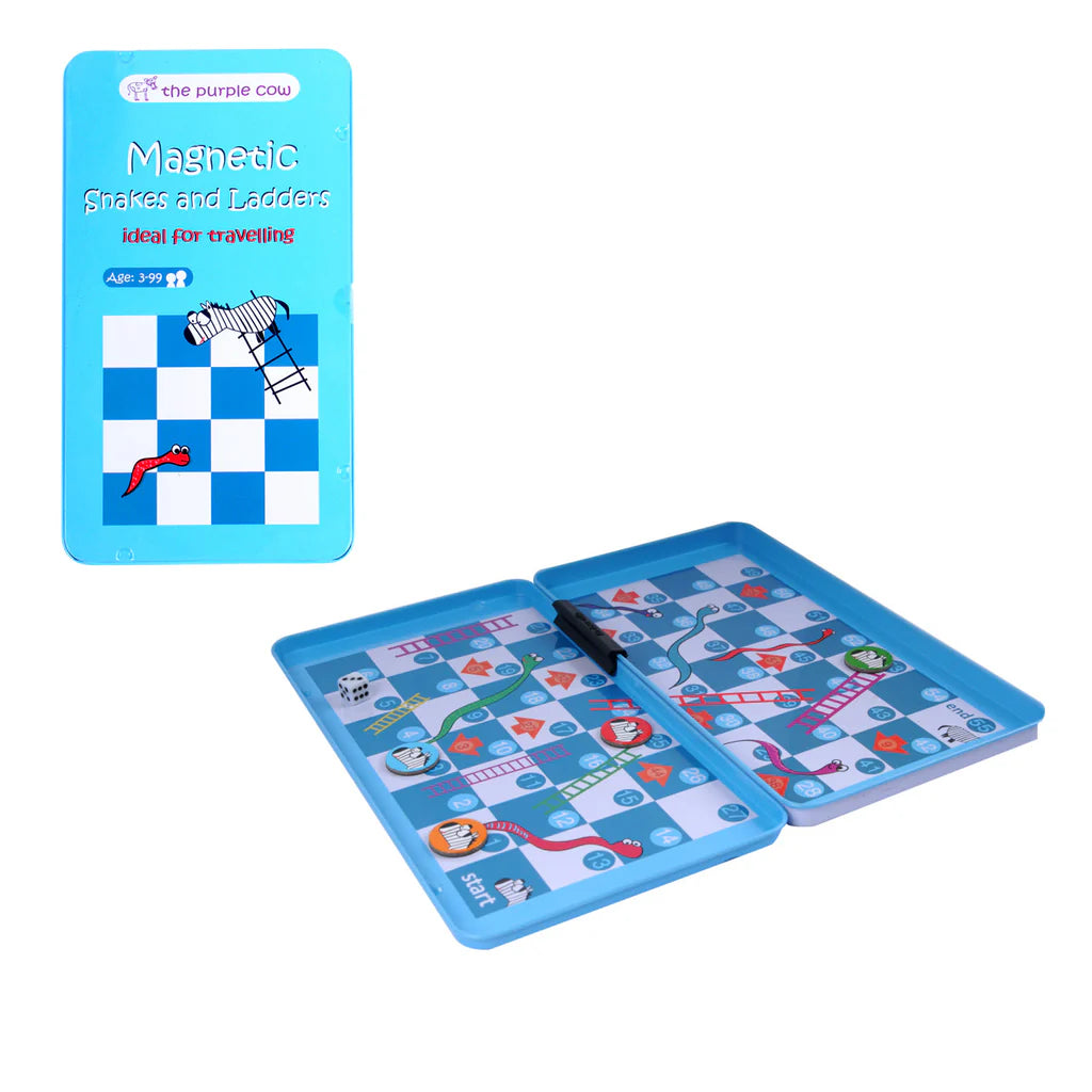 Magnetic Travel Snakes and Ladders - The Purple Cow