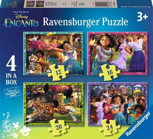 Disney Encanto 4 in a Box 12/16/20/24pc Jigsaw Ravensburger