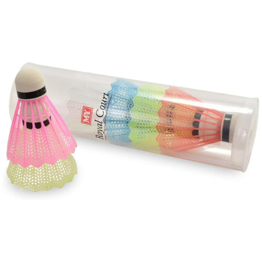 M.Y Shuttlecocks 6pk Assorted Colours
