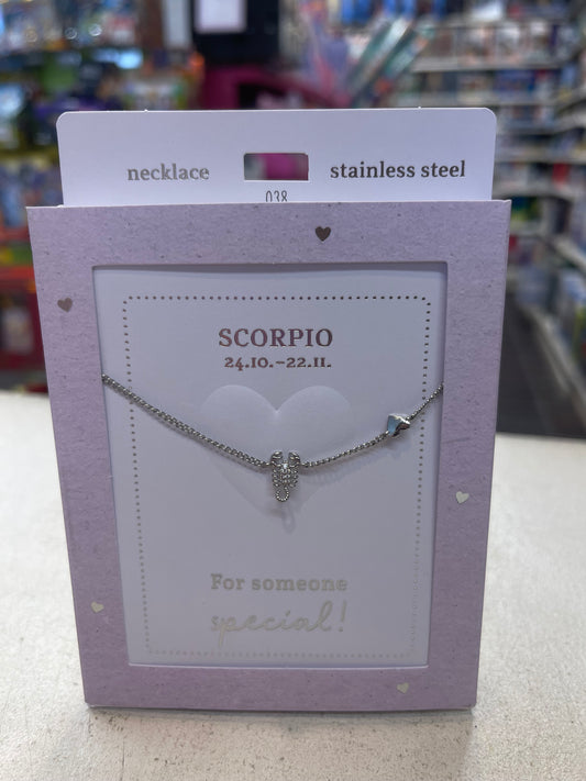 Heart of Gold Necklace - For Someone Special Scorpio - 038
