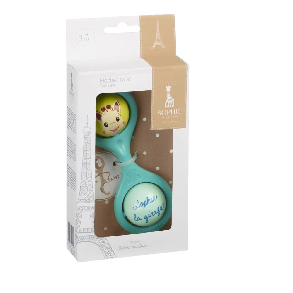 Sophie La Giraffe Twist Rattle 2025 Blue/Green Assorted Il Etait Une Fois Collection