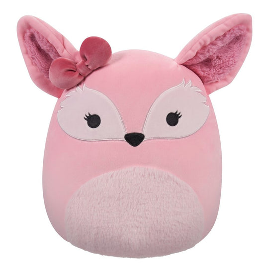 Squishmallows - 12" - Miracle Pink Fennec Fox w/bow