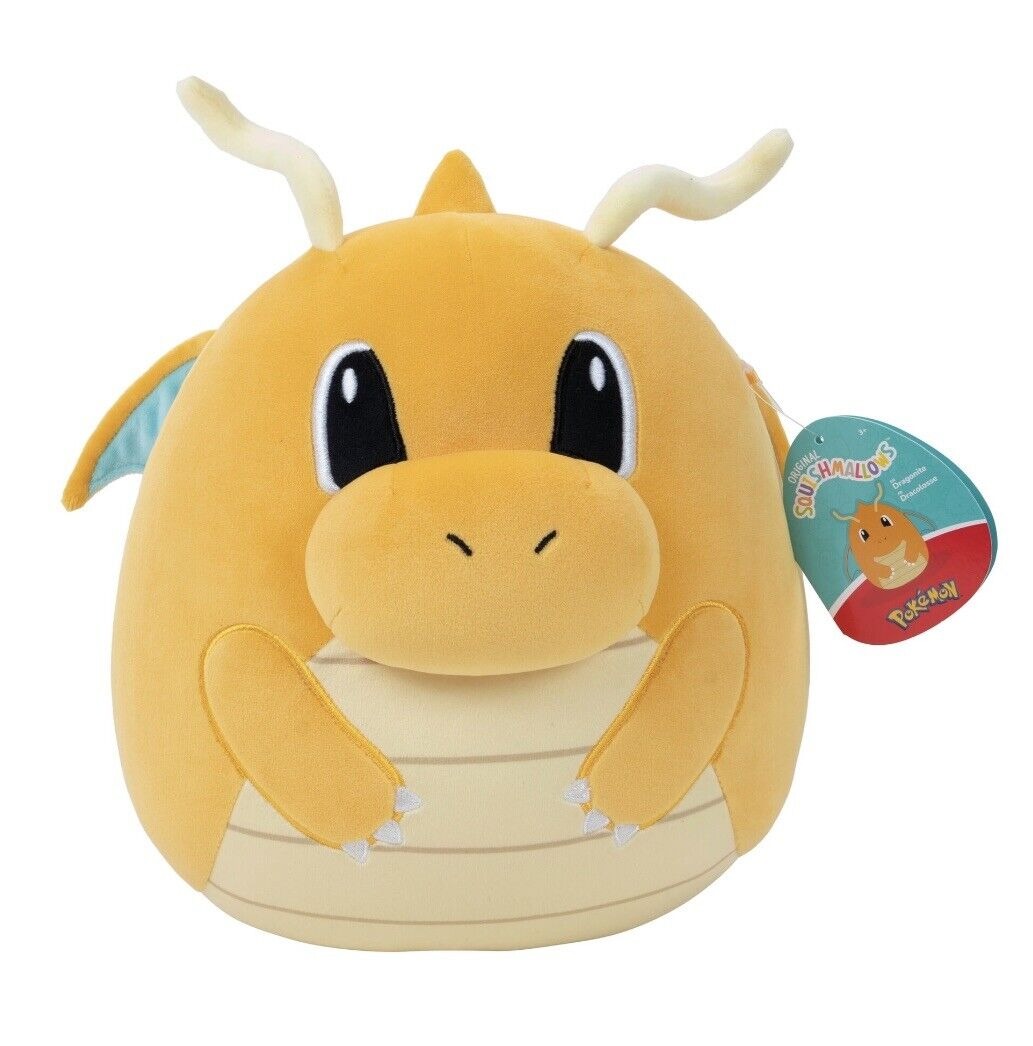 Pokémon Squishmallows Eagrán Teoranta 10" Dragonite