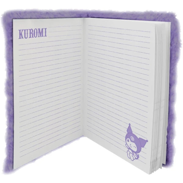 3D Plush A5 Diary with Lock Kuromi