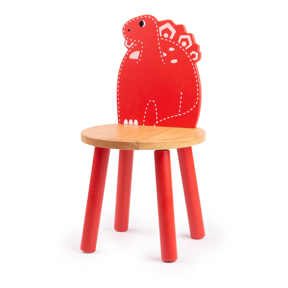 Wooden Children's Stegosaurus Chair