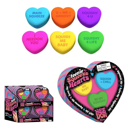 Nee-Doh Teenie Squeeze Hearts