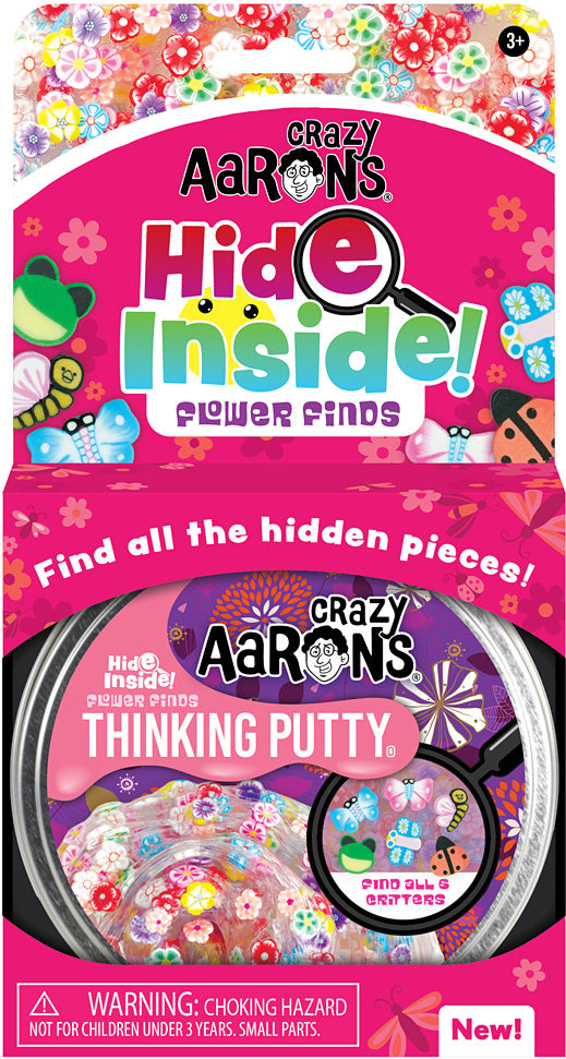Crazy Aaron's Thinking Putty Hide Inside Flower Finds