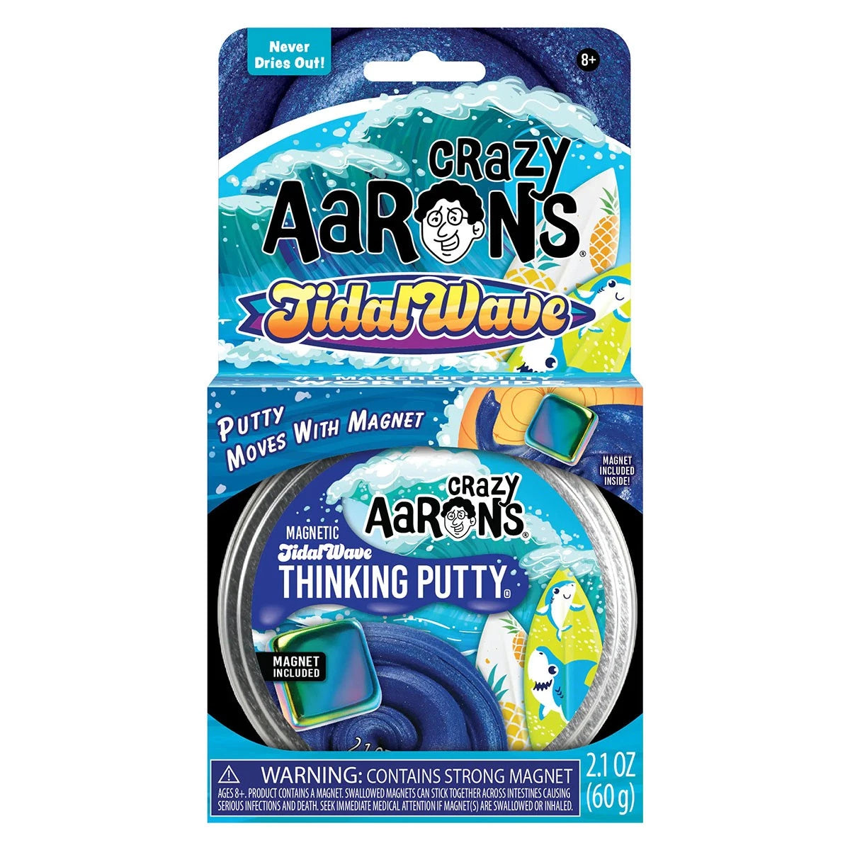 Crazy Aaron's Thinking Putty 3.5" Tidal Wave Magnetic