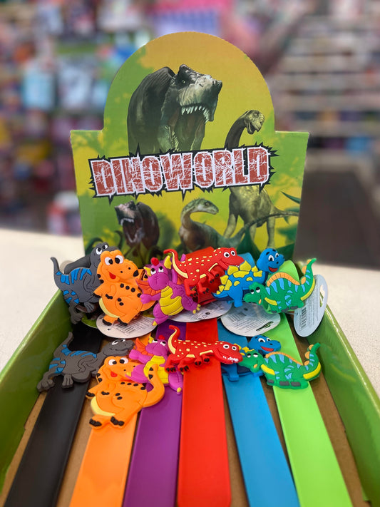 Dinoworld Folding Bracelet Dinosaur 6 Asst