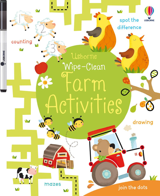 Usborne Wipe Clean Farm Activities