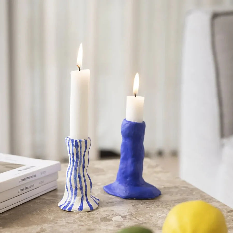 Mini Craft Kit Modelling Candle Holder Ultramarine